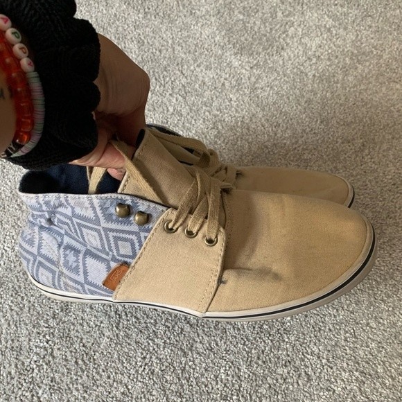 Vans Shoes - Vans Tan Chukka High Top Skate Sneakers